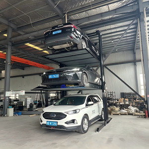 É<span class=keywords><strong>l</strong></span>évateurs <span class=keywords><strong>de</strong></span> <span class=keywords><strong>garage</strong></span> automobiles à 2 poteaux et 3 niveaux, solution <span class=keywords><strong>de</strong></span> stationnement pour trois voitures à usage domestique - Product Image 4