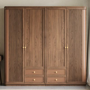 Armoires en bois Design moderne pour la chambre à coucher Combinaison d'armoires Armoire Design de placard de luxe - Product Image 6