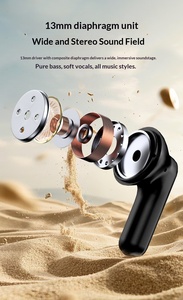 Écouteurs TWS ANC à design exclusif, <span class=keywords><strong>Bluetooth</strong></span> 5.4, sans fil, avec affichage LED de la batterie, longue autonomie et suppression du bruit - Product Image 6