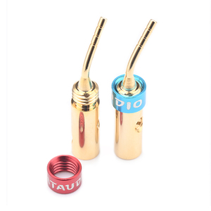 Mạ Vàng Chuối âm thanh cắm Hifi vít thiết bị đầu cuối cho loa cáp pin dây âm thanh video pin cắm cho HIFI loa khuếch đại - Product Image 4