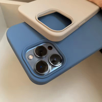 Coque de Luxe en Silicone Liquide TPU avec Protection Caméra pour iPhone 15 14 13 Pro Max, Compatible iPhone 11 12 Pro Max X XR 14 Plus et XS