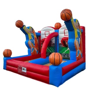 Chất lượng cao nhà máy bán buôn <span class=keywords><strong>Inflatable</strong></span> thư bị trả lại Nhà trò chơi bóng rổ khổng lồ không khí Bouncer với miễn phí Blower vận chuyển biển - Product Image 1