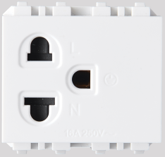 Prise Simplex avec obturateur de sécurité