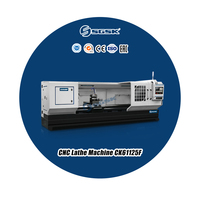 SGSK Tour CNC Machine Grande CK61125F Tour CNC Porte-outil à quatre stations Tour horizontal à couple élevé