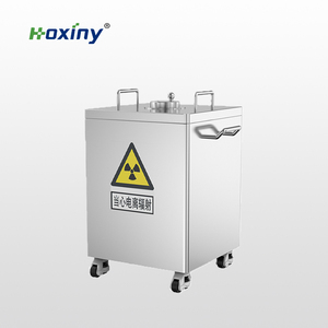 Contenedor Móvil de Residuos con Revestimiento de Plomo para Protección contra la Radiación, Contenedor de Almacenamiento Blindado para Residuos Radioactivos con Ruedas, para Hospitales y Oncología - Product Image 3