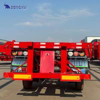 Luftfederung Sattel anhänger Transport 20ft 40ft Container Chassis Rahmen Anhänger China Hersteller