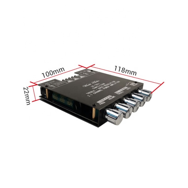 ZK-TB21 2.1 channel Bluetooth power amplifier module high and low pitch overweight subwoofer