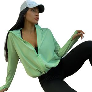 Pt sport Gym & Leisure Top giacca con cerniera tasche Design abbigliamento protezione solare moda ragazze - Product Image 1
