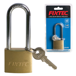 FIXTEC Serrure robuste 20mm/30mm/40mm/50mm/60mm en laiton antique avec 3 clés identiques FLK2001-FLK6001 Laiton antique FLK200 - Product Image 6