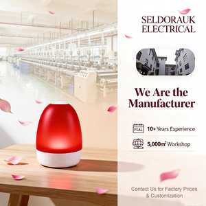 Temporizadores Personalizables y Memoria Táctil, Lámpara de Terapia Roja Recargable de 670nm para Aliviar el Insomnio y Relajación Profunda, Luz Nocturna para Dormir - Product Image 6