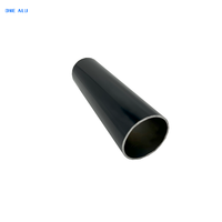 Profilés en aluminium anodisé noir ALU pour portes et fenêtres, revêtement en poudre, service de pliage et de découpe, marché nigérian