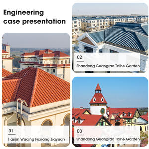 หลังคาวิลล่าคุณภาพสูงกระเบื้องแบน<span class=keywords><strong>300</strong></span>*400มม. กันน้ำฉนวนกันความร้อนและฉนวนกันความร้อนกระเบื้องหลังคาโรงเรียน - Product Image 2