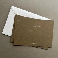 Impression d'enveloppes personnalisées avec logo d'entreprise, invitations financières adaptées, ensembles d'enveloppes haut de gamme et cartes d'anniversaire personnalisées