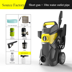 Nettoyeur haute pression électrique 220V/110V, haute pression domestique, <span class=keywords><strong>pistolet</strong></span> à <span class=keywords><strong>eau</strong></span> en alliage métallique pour lavage de voiture et pompe de nettoyage, prise interchangeable - Product Image 5