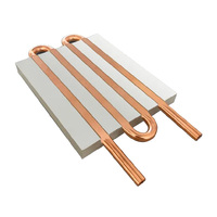 Plaque de refroidissement liquide personnalisée Bloc d'eau en cuivre Échangeur de chaleur AL6061 Refroidisseur de dissipateur thermique pour camions électriques Plaque de refroidissement à froid en aluminium