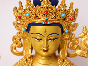 พระพุทธรูป<span class=keywords><strong>เจ้าแม่</strong></span><span class=keywords><strong>กวน</strong></span><span class=keywords><strong>อิ</strong></span><span class=keywords><strong>ม</strong></span>สี่แขน งานแฮนด์เมด ทำจากทองเหลือง ชุบทอง ฐานดอกบัวคู่ ประติมากรร<span class=keywords><strong>ม</strong></span>พุทธศาสนา ของตกแต่งบ้านสไตล์โมเดิร์นตา<span class=keywords><strong>ม</strong></span>หลักฮวงจุ้ย - Product Image 4