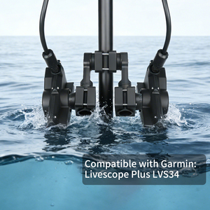 VINmounts support double à 0 degré LiveScope compatible LVS34, pôle multimode et support arbre moteur à la traîne - Product Image 5