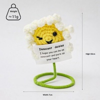Poupées légumes en crochet et tricot faites à la main, style énergie positive, best-seller transfrontalier, pomme de terre et concombre, cadeau