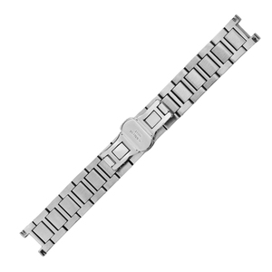 Bracelet de montre en acier inoxydable, bracelet à maillons argentés, fermoir papillon, bracelet de remplacement pour usage professionnel et décontracté - Product Image 3