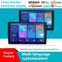 Autoradio universel 9 pouces 2 Din WIFI Android 12 Lecteur multimédia Carplay Android Auto pour Bluetooth GPS Navigation Tableau de bord