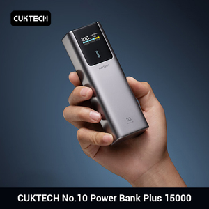 CUKTECH No.10 Power Bank Plus 15000 120W MAX Caricatore Portatile con 2 Porte di Uscita PD PPS per Telefono - Product Image 1