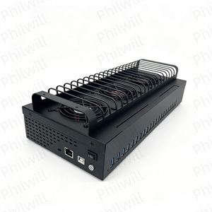 HUB USB OTG Ethernet de 20 puertos con 3 ventiladores de refrigeración para granja de bots, USB 3.0, fuente de alimentación, equipo de software, HUB de acoplamiento para granja de teléfonos - Product Image 5