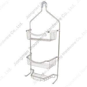 Estante de Almacenamiento para Baño de 3 Niveles, Plateado, Montado en la Pared, Sin Necesidad de Perforación, Organizador de Gel de Ducha - Product Image 5