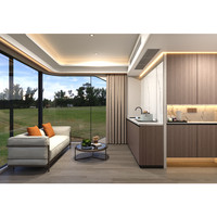 Bureau mobile modulaire durable de 20 pieds pour maison design futuriste Maison préfabriquée en conteneur entièrement personnalisée