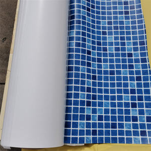 <span class=keywords><strong>Membrana</strong></span> <span class=keywords><strong>impermeabilizante</strong></span> de revestimiento de piscina de PVC de mosaico de diseño moderno con núcleo de poliéster - Product Image 1