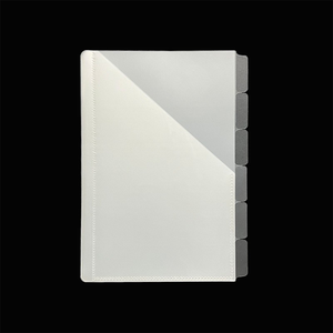 A5 링 바인더 플라스틱 PP 예산 현금 봉투 탭형 봉투 지갑 루즈리프 포켓 포함 - Product Image 1