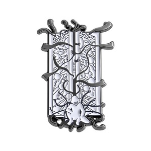 Spilla in metallo smaltato ispirata all'anime Fullmetal Alchemist, accessorio distintivo in metallo ispirato ai cartoni animati giapponesi - Product Image 6