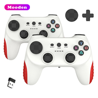 Control de Juego Inalámbrico USB 2.4Ghz L 2412-K11, Joystick Doble para Juegos, Molde Privado para PC, Laptop, TV y Consola de Juegos