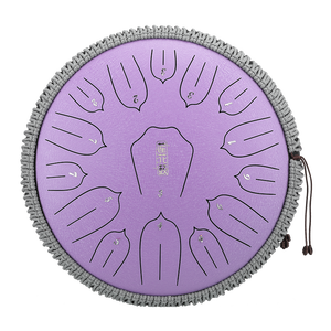 Tambour de langue en acier 13 pouces 15 Notes Handpan Tambour de réservoir <span class=keywords><strong>Instrument</strong></span> de percussion Tambour de langue - Product Image 3