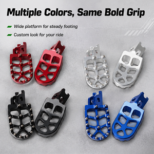 Repose-pieds électriques pour moto tout-terrain KAWASAKI KX250 KX450 <span class=keywords><strong>KX</strong></span> KX250F HONDA CRF <span class=keywords><strong>125</strong></span> 250R 300L 450XL - Product Image 2