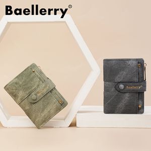 Baellerry Women's Short <b>Wallet</b> Off White Multifunctional Zippered Card <b>Holder</b> Everyday Use - Product Image 3