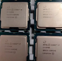 Pour processeur de bureau Intel Core I9-9900K d'occasion, 8 cœurs, 16 threads, LGA1151, jusqu'à 5,0 GHz