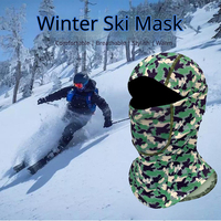 Masque de ski Logo Hot Outdoor, style neutre, pour l'automne et l'hiver, coupe-vent et chaud, masque de cyclisme