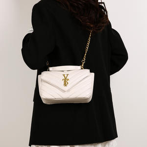 Bolsos de rango superior directo de fábrica bolso de cadena de sarga versátil elegante bolso de hombro de estilo clásico de lujo para mujer - Product Image 4