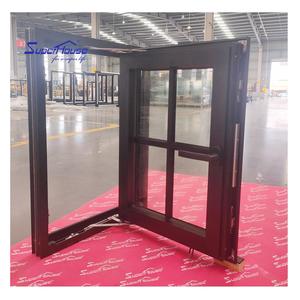 Ventana de aluminio con aislamiento térmico, resistente a huracanes, popular <span class=keywords><strong>en</strong></span> <span class=keywords><strong>Carolina</strong></span> del <span class=keywords><strong>Sur</strong></span>, con certificación NOA FL y NFRC, tipo batiente. - Product Image 1