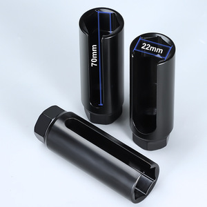전문가용 크롬 몰리브덴 스틸 22mm 오픈 소켓 렌치 (자동차 전면 산소 센서 분해 및 자동차 수리용)