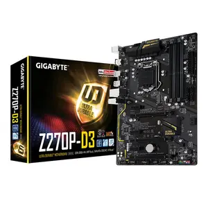 千兆字节Z270P-D3主板Intel Z270 LGA 1151支持第6和第7 CPU DDR4主板 (GA-Z270P-D3)