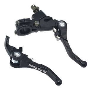 CRF KLX Pit Pro Xmotos BSE KAYO 핏 먼지 자전거 부품 대부분의 알루미늄 합금 접이식 클러치 레버 브레이크 레버 무료 배송 - Product Image 4