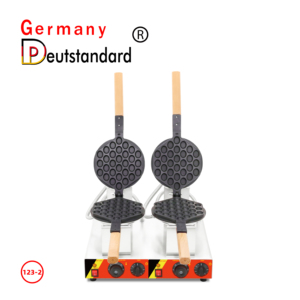 Macchina Elettrica Commerciale per <span class=keywords><strong>Waffle</strong></span> a Bolle con Doppia Testa per Snack - Product Image 2