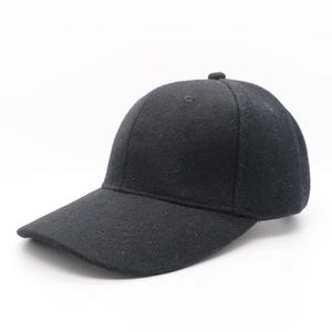 Gorra de Béisbol Unisex de Lujo, de Alta Calidad, de 6 Paneles, Mezcla de Lana Pura y Cachemira, Gorra Deportiva con Visera Curva, Estampado de Goma, a la Moda - Product Image 1