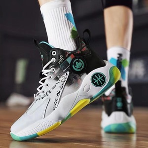 Men's Casual <strong>Shoes</strong> Mid-Top Lace-Up Comfortable All Seasons Student <strong>Outdoor</strong> <strong>Basketball</strong> <strong>Shoes</strong> - Product Image 2