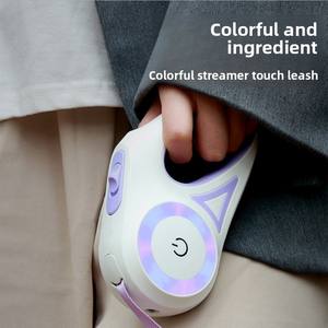 Tali hewan peliharaan nilon dapat ditarik otomatis, untuk anjing ukuran kecil sedang 3.5m tali kucing peliharaan pita hewan lampu LED" - Product Image 3