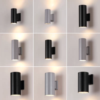 Applique murale LED extérieure étanche pour cour, couloir, terrasse, poteau de porte, hôtel, villa, entrée, éclairage haut/bas, lampe murale extérieure
