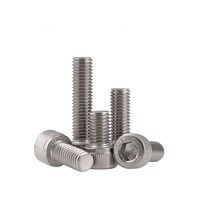Bon prix Vis à tête hexagonale à six pans creux, filetage complet M10x50mm, finition naturelle, DIN 912, kit complet M6 M8 M10, vis à tête hexagonale toutes tailles