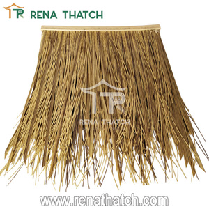 Toit de chaume en paille de blé artificielle résistant au feu et à protection UV Gazebo de palmier à toit de chaume en <span class=keywords><strong>gazon</strong></span> synthétique - Product Image 2