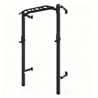 Barre de traction murale pliable multifonctionnelle pour rack de musculation, équipement de gym pour l'entraînement de force et la musculation